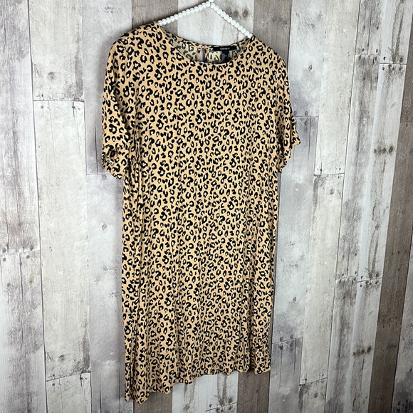NWT Forever 21 animal print shift dress size small - Picture 3 of 6